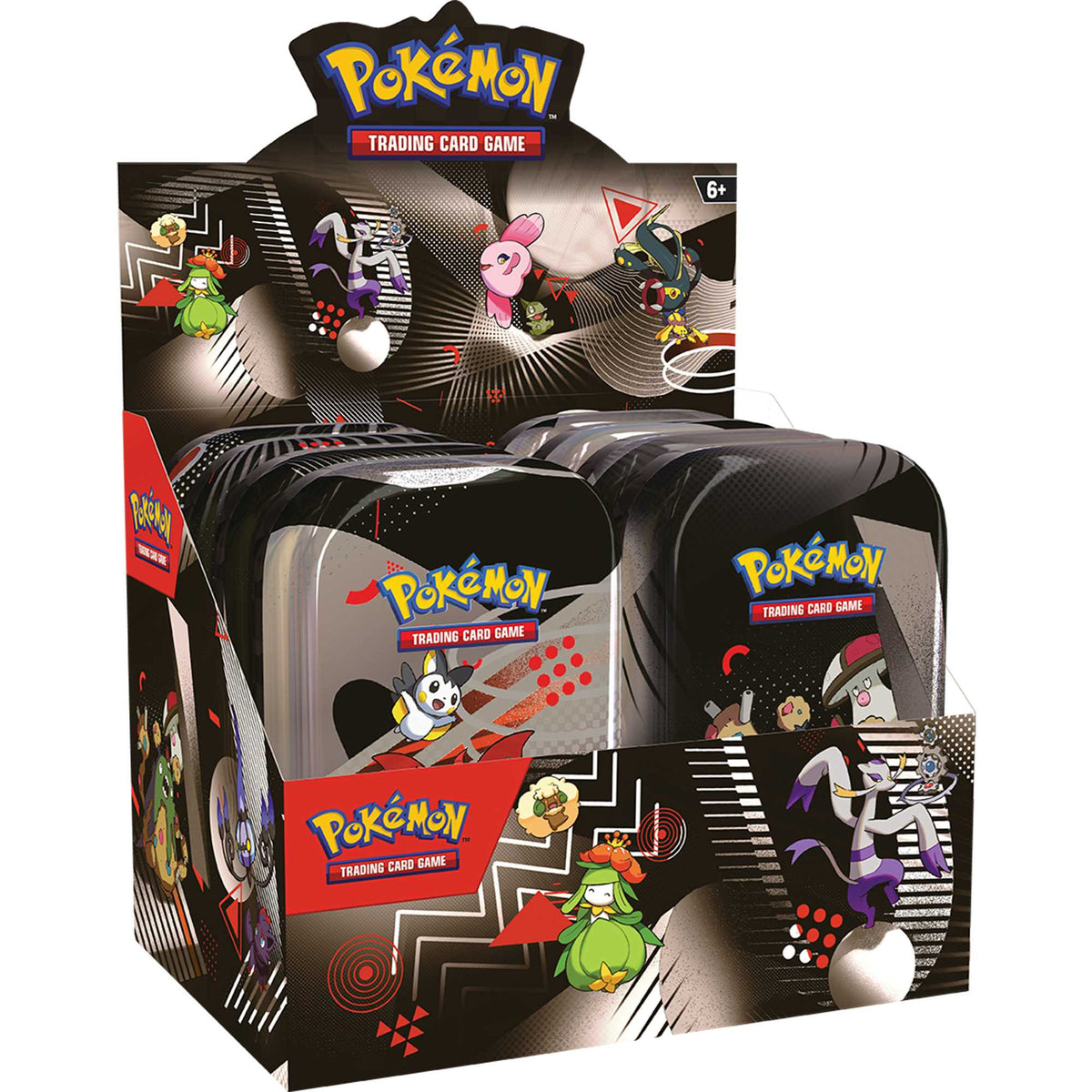 Black Bolt & White Flare Unova Mini Tin Display Box
