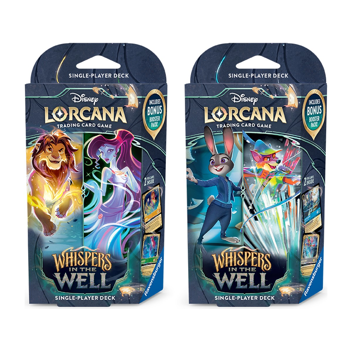 Whispers in the Well Starter Deck - Amber & Emerald (Simba & Megara)