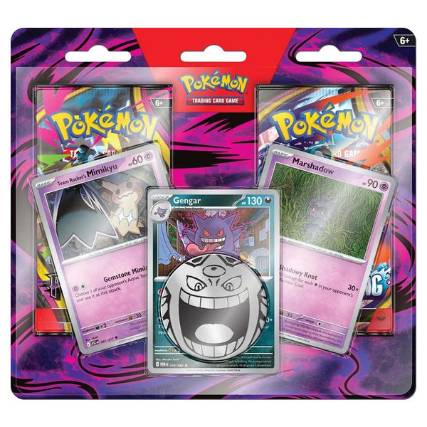 Enhanced 2-Pack Blister - Gengar, Marshadow & Team Rocket's Mimikyu