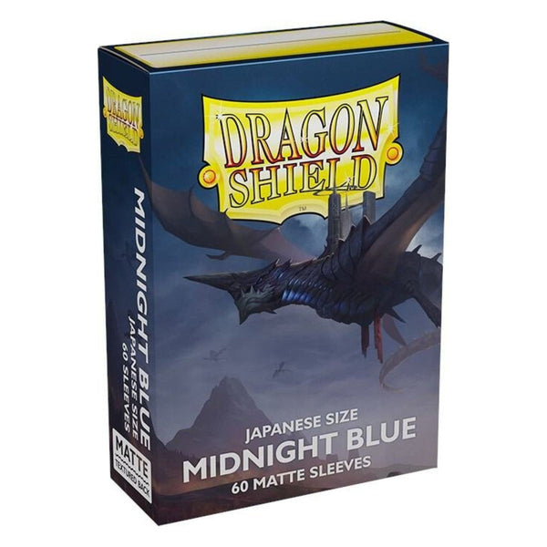 Dragon Shield Matte Sleeves – Midnight Blue (60 ct) · Japanese Size